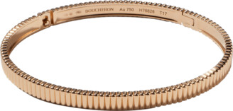 Boucheron Quatre Grosgrain Bracelet in 18K Rose Gold, 17cm