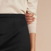 Thumbnail for your product : Burberry Stretch Virgin Wool Tailored Pencil Skirt