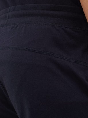 Paul Smith Striped-drawstring Cotton-jersey Pyjama Shorts - Navy