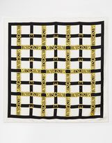 Thumbnail for your product : B.young Moschino Logo Silk Scarf