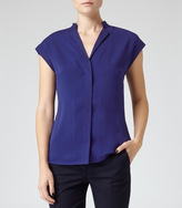 Thumbnail for your product : Reiss Diego STITCH DETAIL SHIRT BLUE PASSION