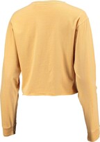 Thumbnail for your product : Step Ahead Women's Gold Florida State Seminoles Beach Club Cropped Long Sleeve T-shirt