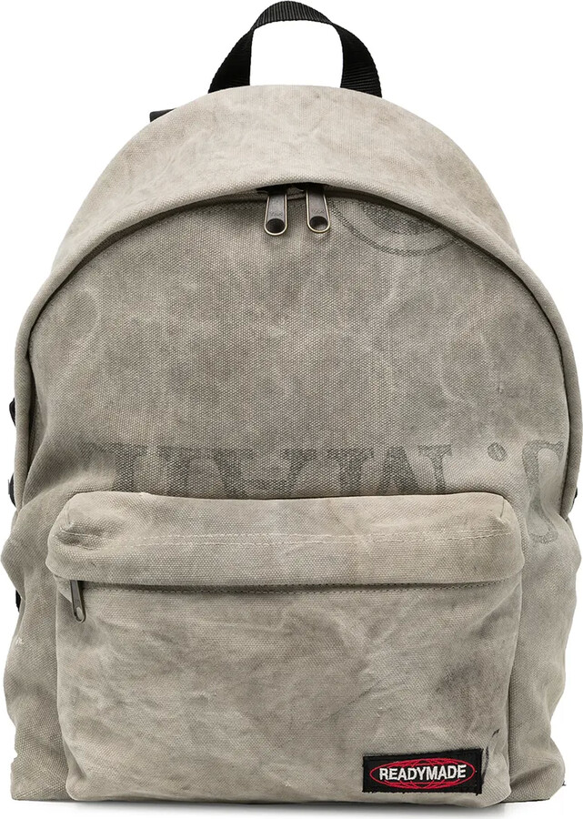 Readymade Logo-Patch Cotton Backpack