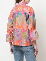 Thumbnail for your product : Cynthia Rowley Marble-Print Blouse