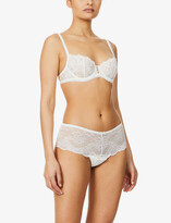 Thumbnail for your product : Aubade Toujours stretch-lace half cup bra