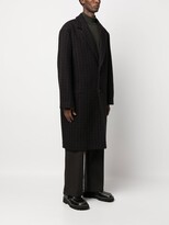 Thumbnail for your product : Lemaire Check-Pattern Single-Breasted Coat