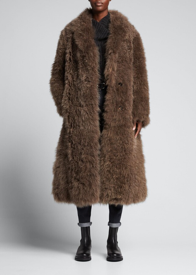fur overcoat