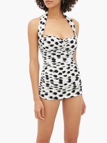 Thumbnail for your product : Norma Kamali Bill Mio Swimsuit - White Black