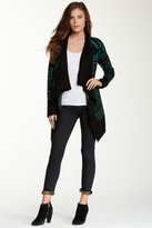 Thumbnail for your product : Romeo & Juliet Couture Print Open Front Wrap Cardigan