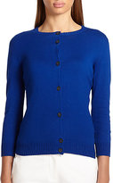 Thumbnail for your product : Piazza Sempione Ribbed Cotton Cardigan