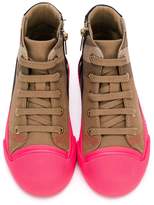 Thumbnail for your product : Burberry Kids classic check sneakers