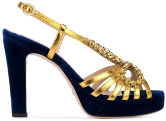 gucci crystal shoes strap