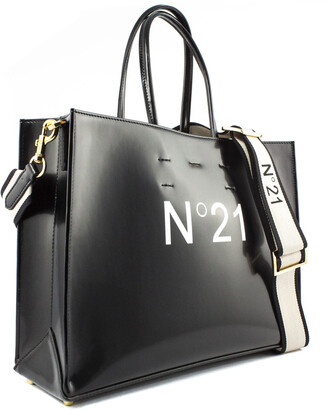 N°21 N.21 Black Eco-leather Shopper