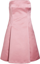 Thumbnail for your product : Jil Sander Navy Satin Strapless Dress