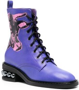 Thumbnail for your product : Nicholas Kirkwood x Andy Warhol CASATI Pop Art 35mm combat boots