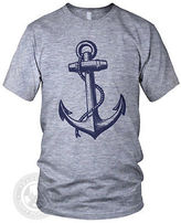 Thumbnail for your product : American Apparel VINTAGE ANCHOR Nautical Sailing TR401 Tri-Blend Track T Shirt