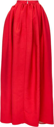 Emilia Wickstead Double-Faced Cloque Maxi Skirt