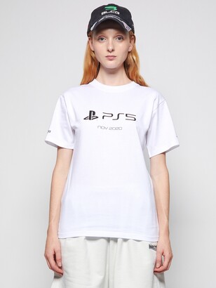 Balenciaga X PlayStation PS5 T shirt White and Black   ShopStyle