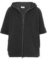 Brunello Cucinelli Bead-Embellished Stretch-Cotton Jersey Hooded Jacket