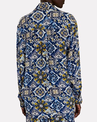 CHUFY Pia Capri Button-Down Shirt