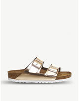 Thumbnail for your product : Birkenstock Arizona metallic faux-leather sandals