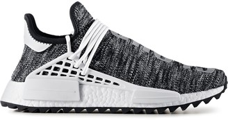 human race shoes white and black