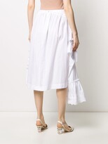 Thumbnail for your product : Simone Rocha Frill-Trim Asymmetric Skirt