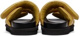 Thumbnail for your product : Dries Van Noten Yellow Nylon Padded Sandals