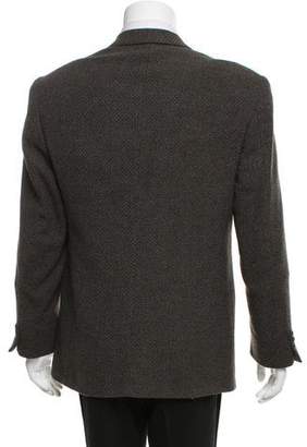Givenchy Tweed Two-Button Blazer