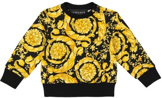 Versace Children Baby Barocco printed sweatshirt