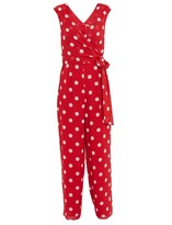 Thumbnail for your product : Gina Bacconi Marny Spot Chiffon Jumpsuit