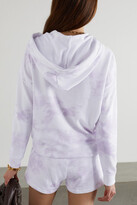 Thumbnail for your product : Rails Murray Tie-dyed Cotton And Modal-blend Hoodie - Lilac