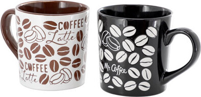 Mr. Coffee 2 Piece 18 Ounce Stoneware Mug Set