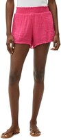 Thumbnail for your product : Michael Stars Peggy Smocked Waist Gauze Shorts