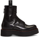r13 platform combat boots
