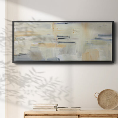 Wexford Home Gray and Abstract- Framed Canvas