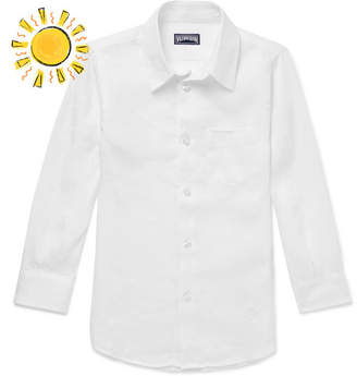 Vilebrequin Boys Ages 2 - 12 Jessy Linen Shirt - Men - White