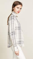Thumbnail for your product : Frame Ruffle Plaid Shirt