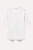 Cédric Charlier - Knotted Cotton-poplin Top - White