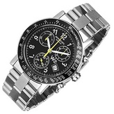 Thumbnail for your product : Raymond Weil W1 - Black Stainless Steel Chronograph Watch w/ Tachymetre