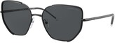 Thumbnail for your product : Prada Geometric Metal Cat-Eye Sunglasses