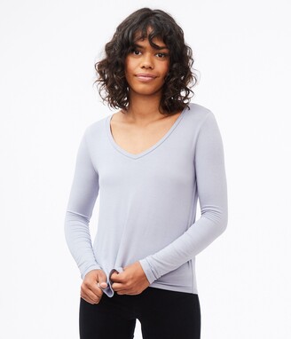 Aeropostale Womens Seriously Soft Long Sleeve Basic T-Shirt 