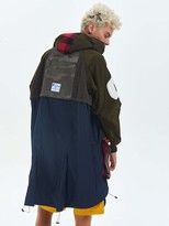 Thumbnail for your product : Alphastyle Warblers Patchwork Hooded Utility Parka