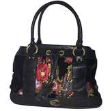 Black Velvet Handbag 