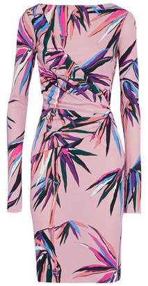 Emilio Pucci Wrap-Effect Printed Jersey Dress