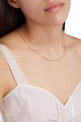 Monica Vinader 18-Karat Rose Gold-Plated Sterling Silver Necklace