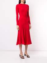 Thumbnail for your product : Esteban Cortazar long-sleeved midi dress