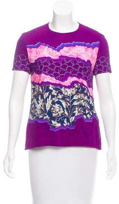 Peter Pilotto Printed Crew Neck T-Shirt w/ Tags