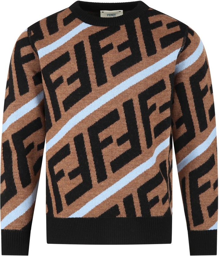 fendi brown jumper