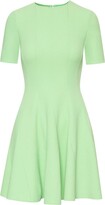 Thumbnail for your product : Oscar de la Renta Pleated Short-Sleeve Minidress